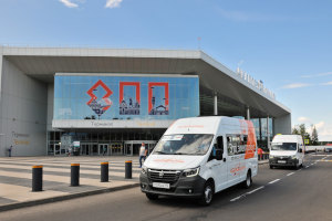 На городском маршруте Нижнего Новгорода появились электробусы GAZe e-NN